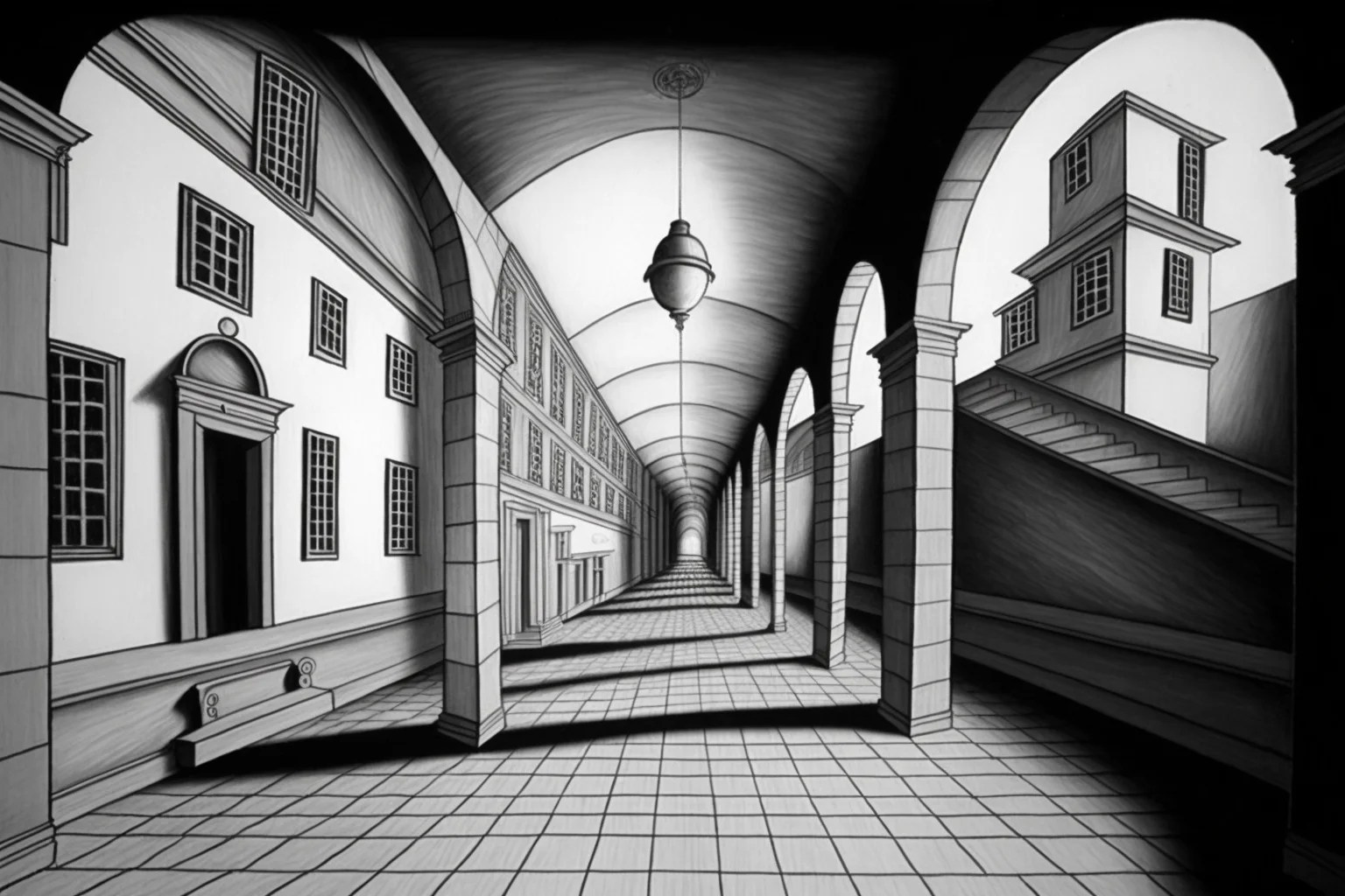 Top 20 One Point Perspective Drawings Exploring the Illusion of Depth 2023