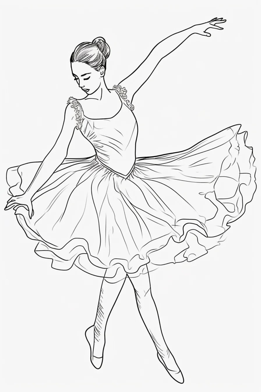 Printable Barbie Swan Lake Coloring Pages