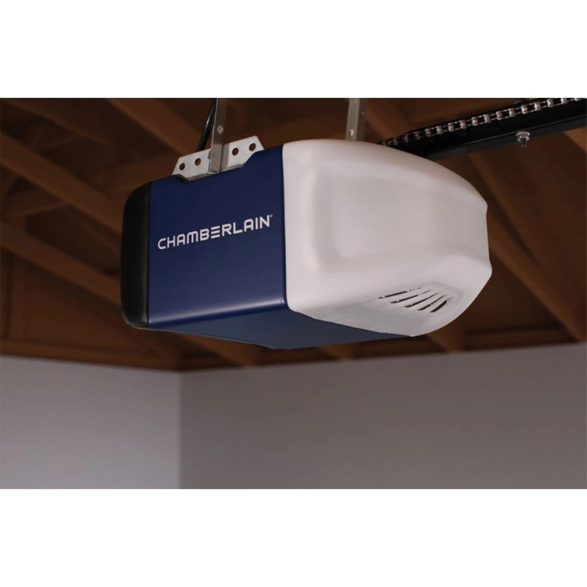 Chamberlain C2102 1/2 HP Durable Chain Drive Garage Door Opener with