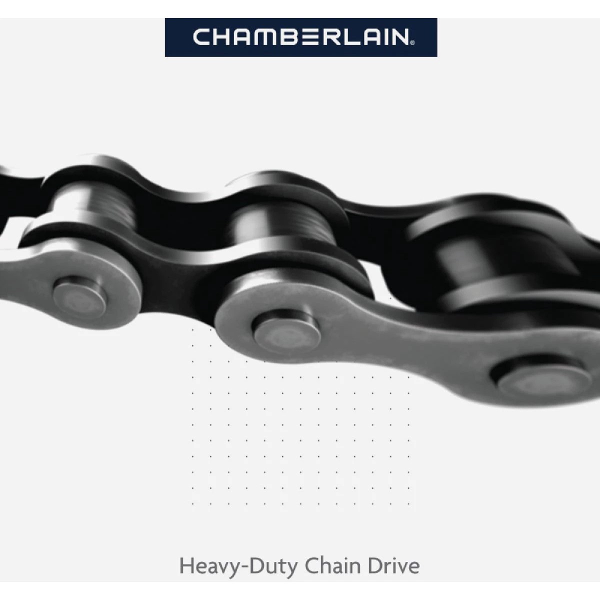 Chamberlain C2102 1/2 HP Durable Chain Drive Garage Door Opener with