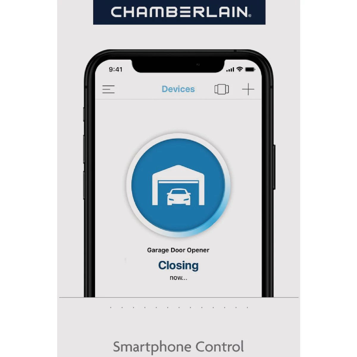 Chamberlain C2212T 1/2 HP Battery Backup Smart Chain Drive Garage Door