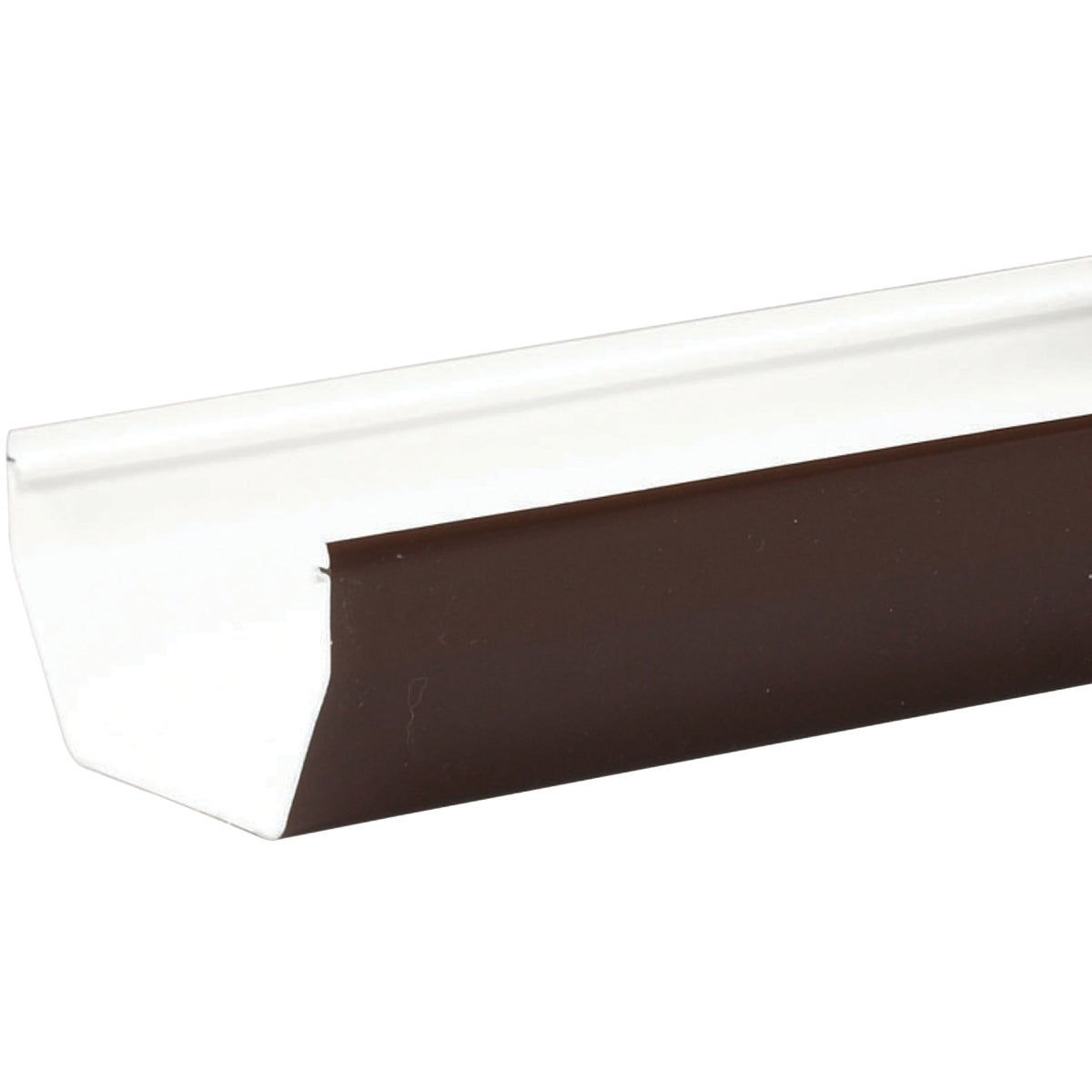 Amerimax 5 In. Contemporary Brown Vinyl Gutter 10 Ft. Do it Best