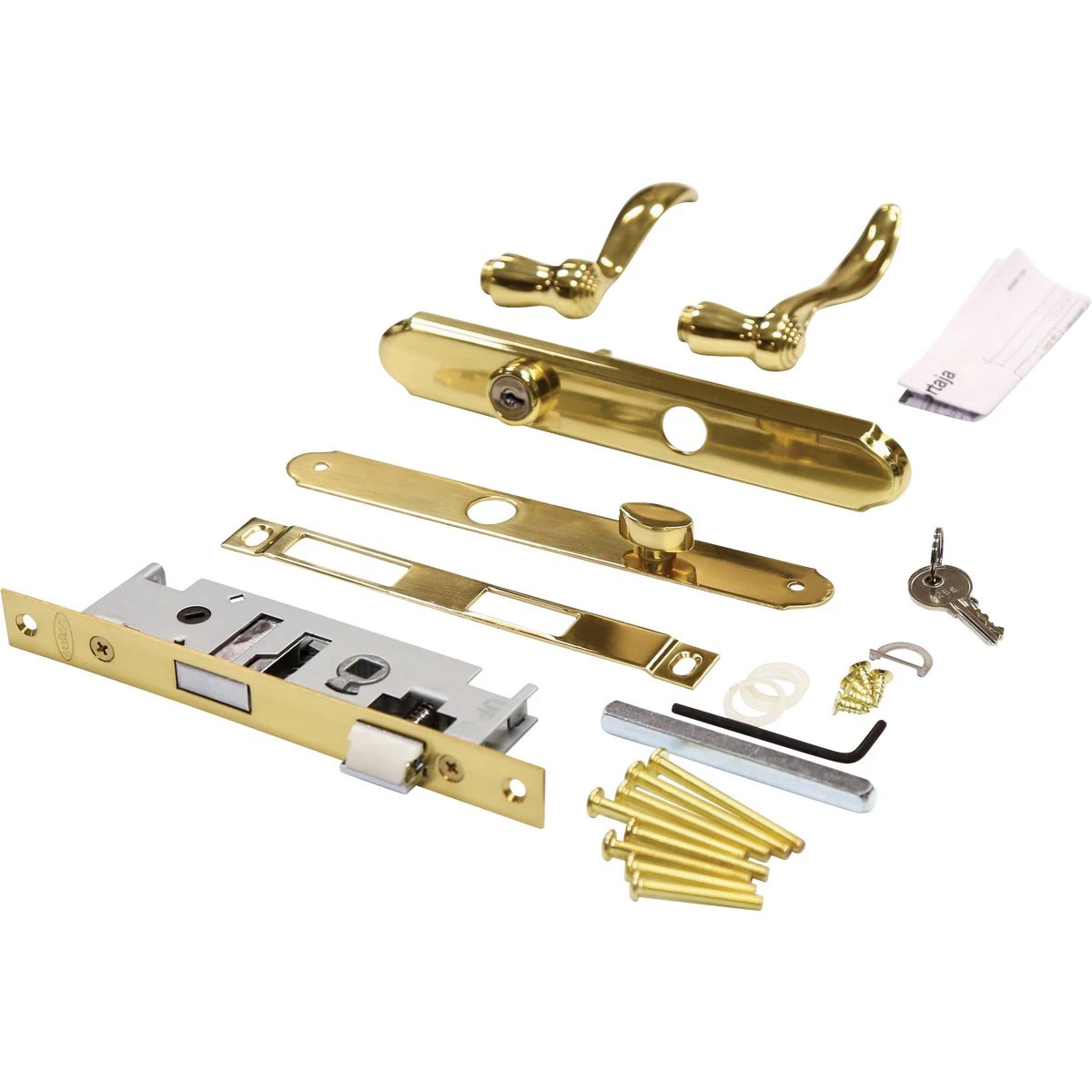 Larson Revere Brass Storm Door Leverset Do it Best