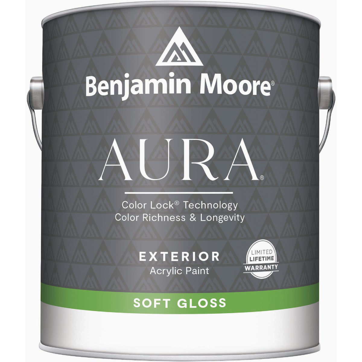 Benjamin Moore Aura Waterborne Acrylic Soft Gloss Exterior House Paint