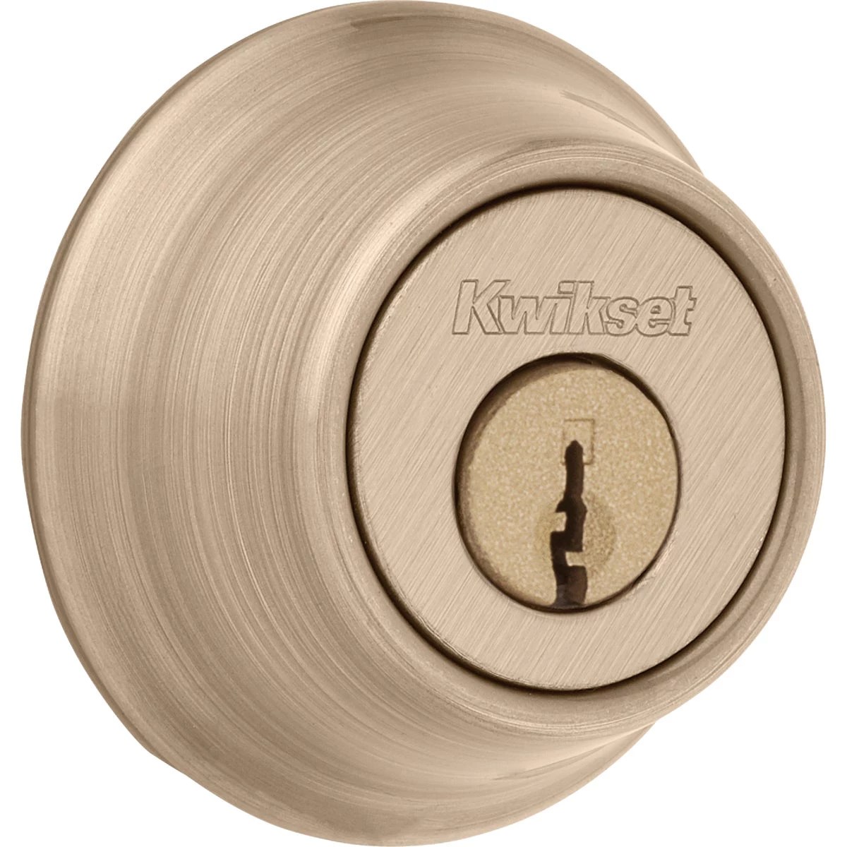 Kwikset 665 Deadbolt, Keyed Both Sides, in Antique Brass Do it Best