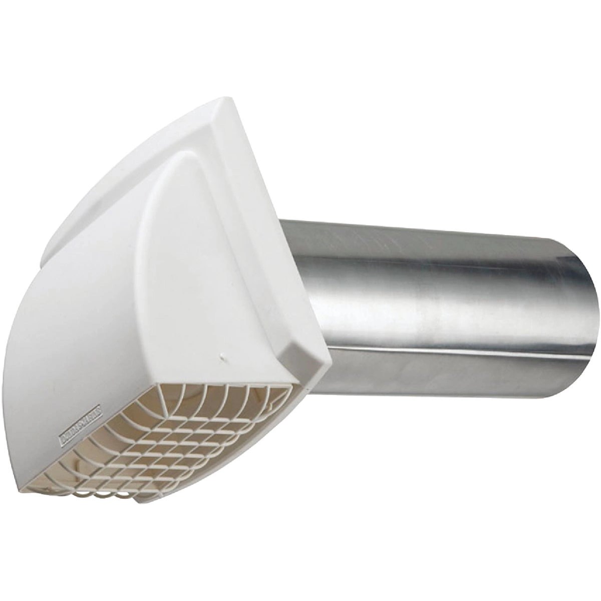 Dundas Jafine ProMax 4 In. White Plastic Dryer Vent Hood (Bulk) Do it
