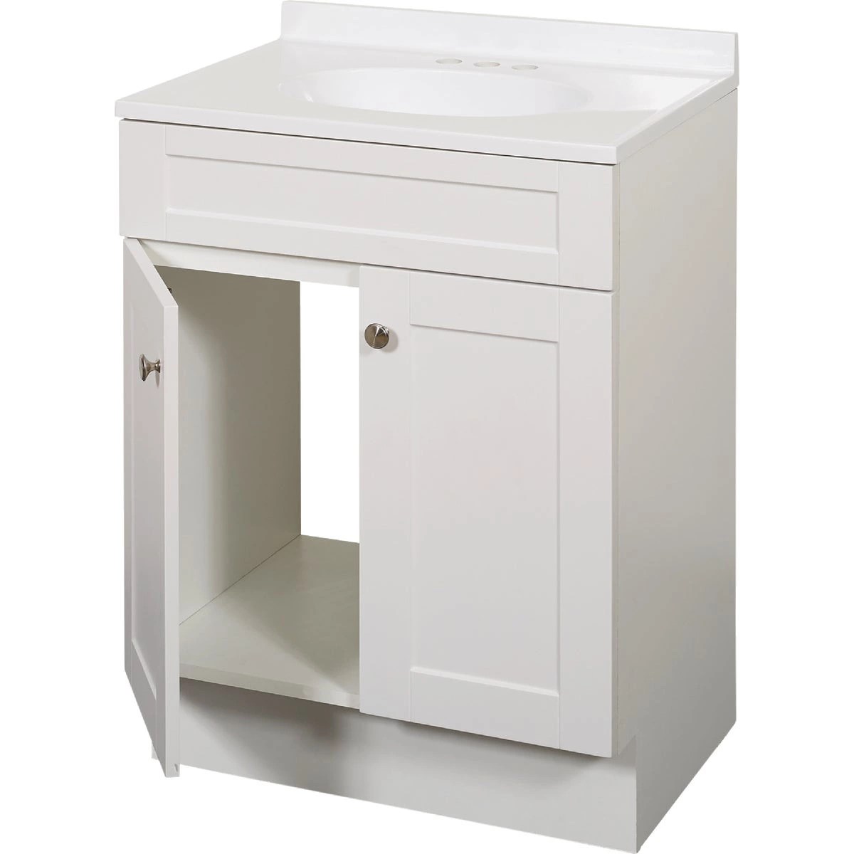 Zenith Zenna Home White 24 In. W x 35 In. H x 18 In. D Vanity with
