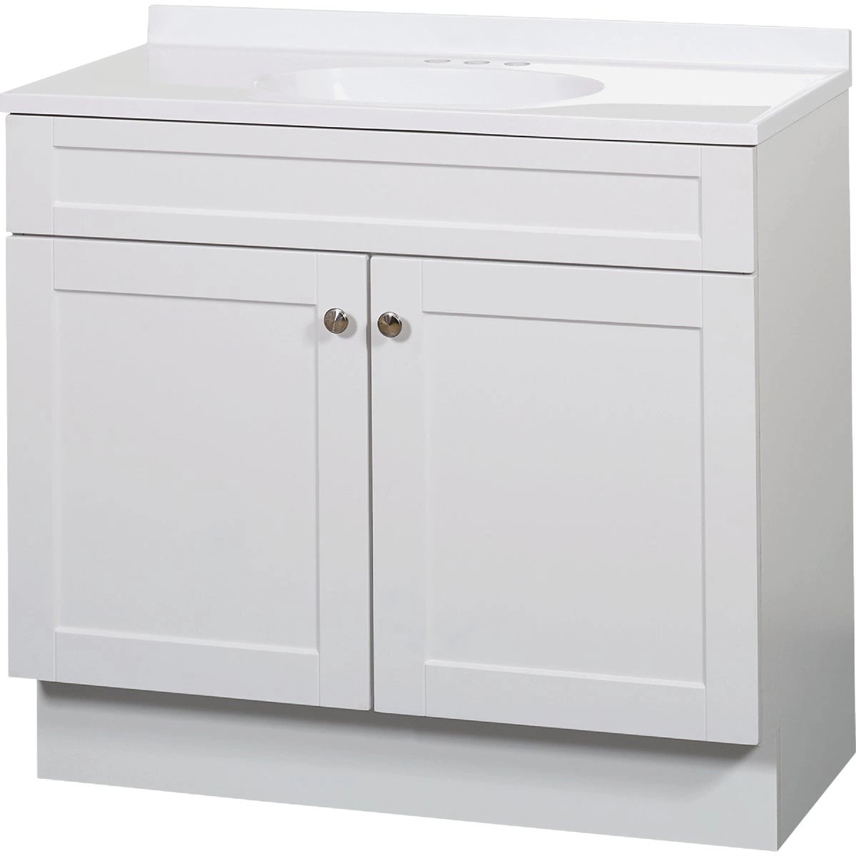Zenith Zenna Home White 36 In. W x 35 In. H x 18 In. D Shaker Vanity