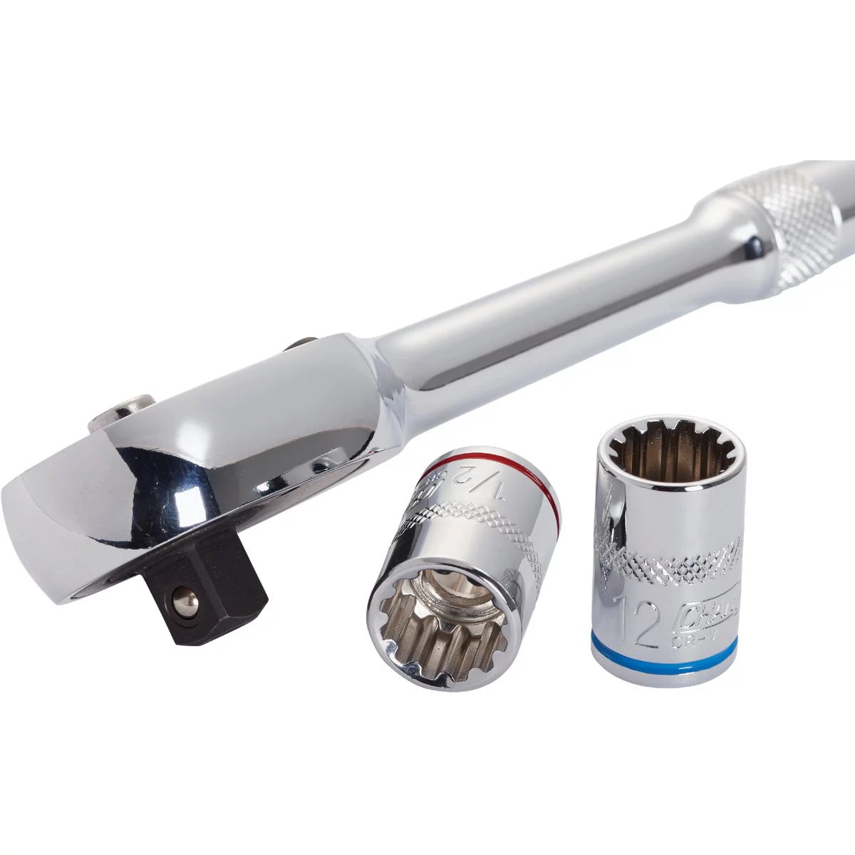 Channellock Standard/Metric 1/2 In. Drive 6-Point Shallow Ratchet