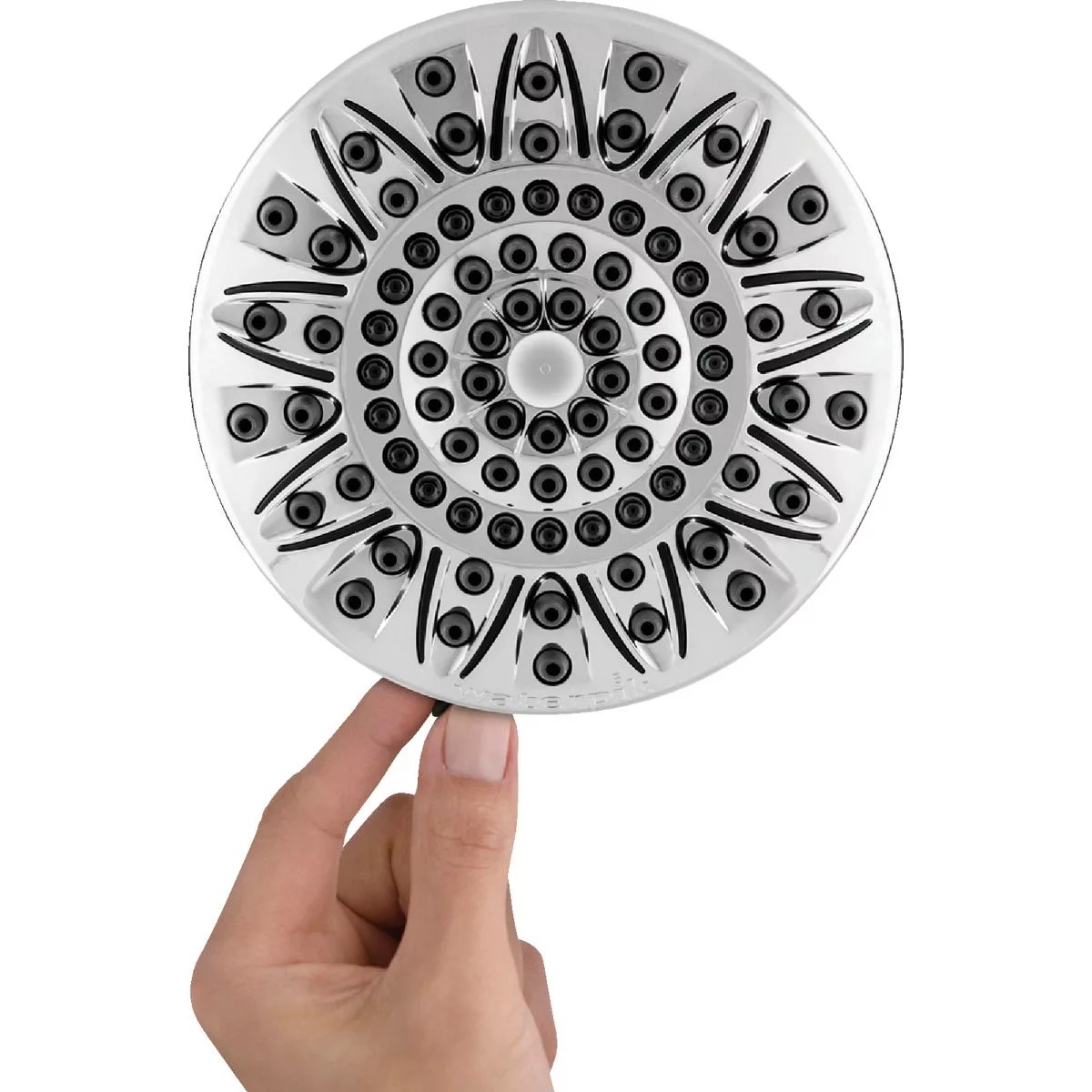 Waterpik RainFall+ Rain Shower 7Spray 1.8 GPM Fixed Showerhead, Chrome