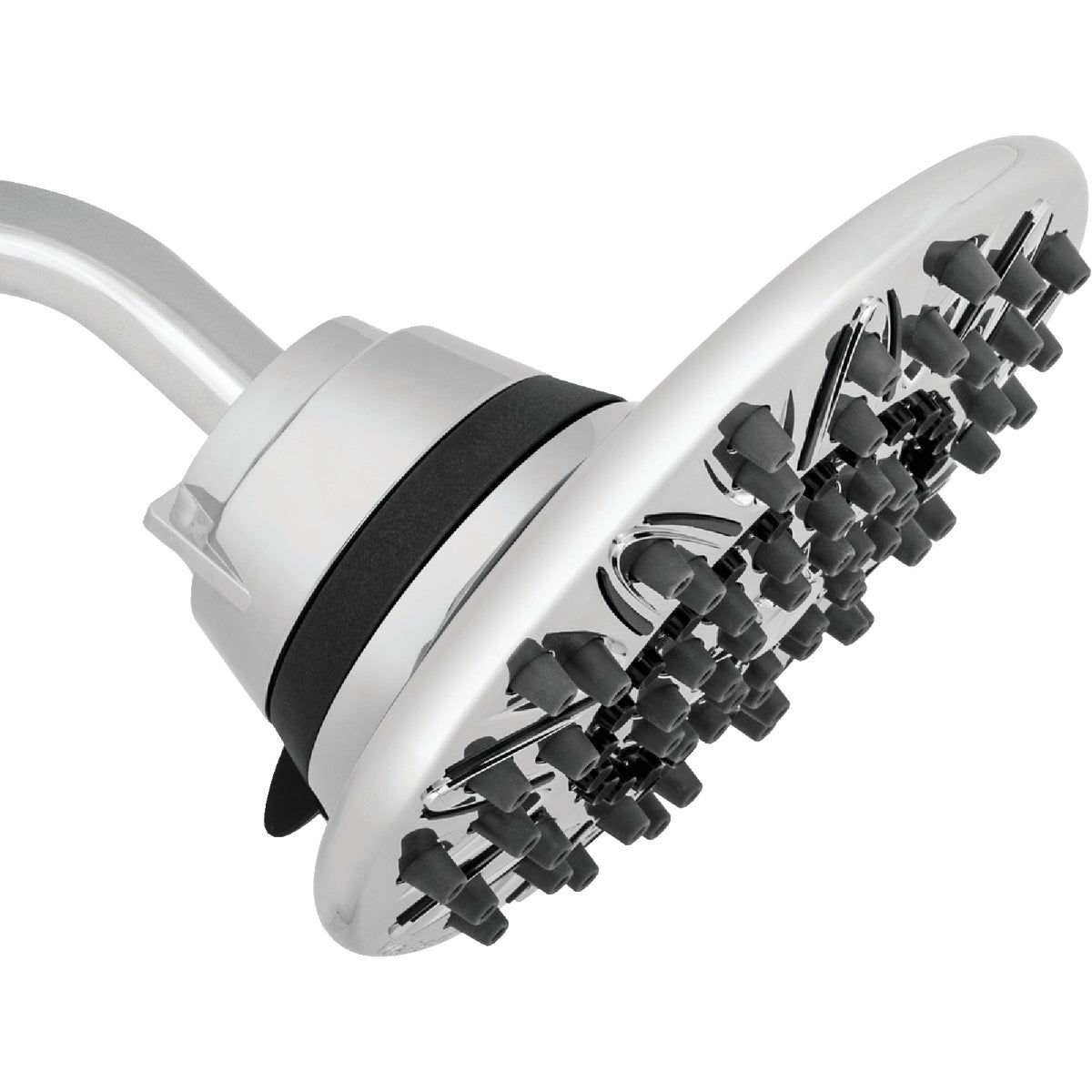 Waterpik RainFall+ Rain Shower 7Spray 1.8 GPM Fixed Showerhead, Chrome