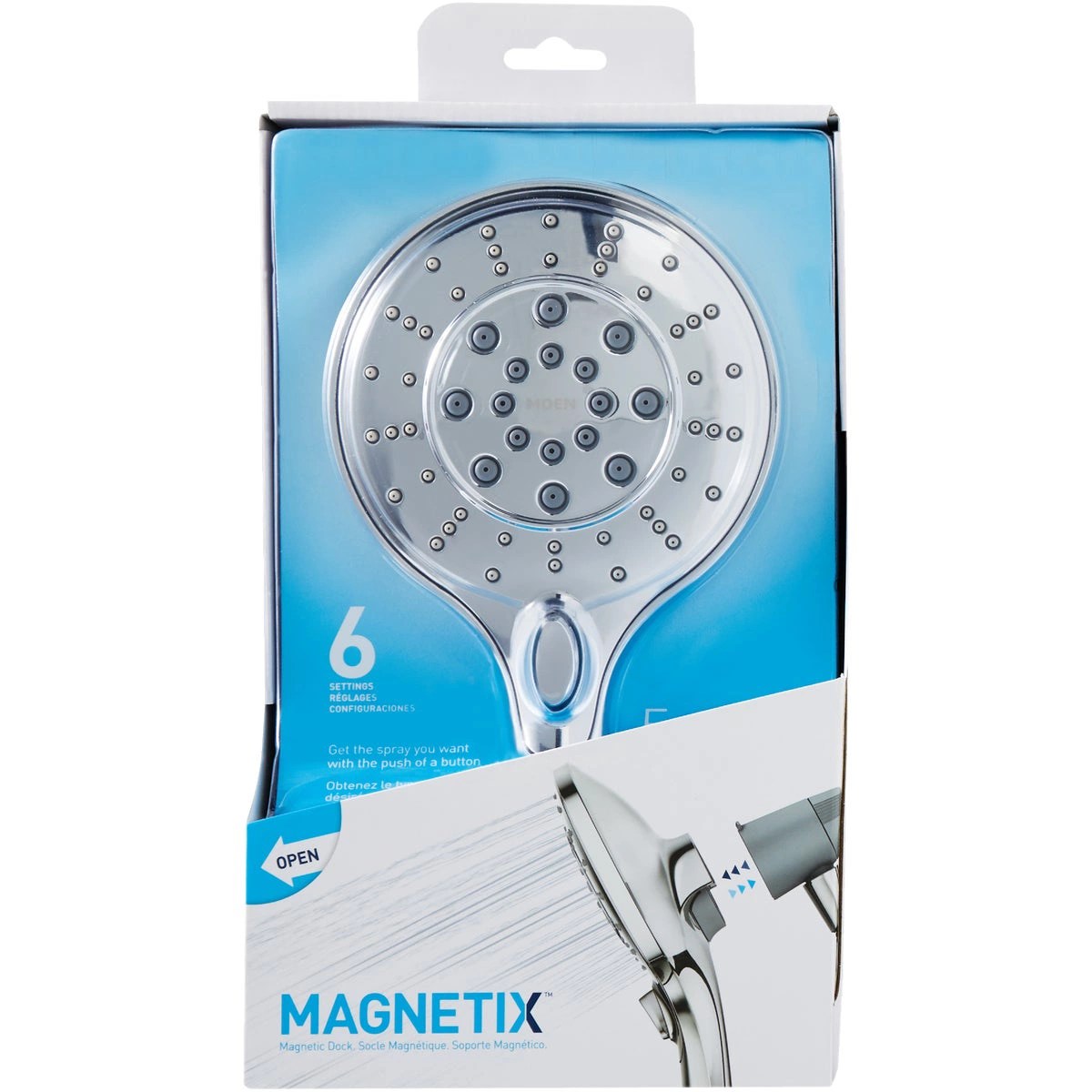 Moen Engage 6Spray 1.75 GPM 51/2 In. Dia. Handheld Shower Head with