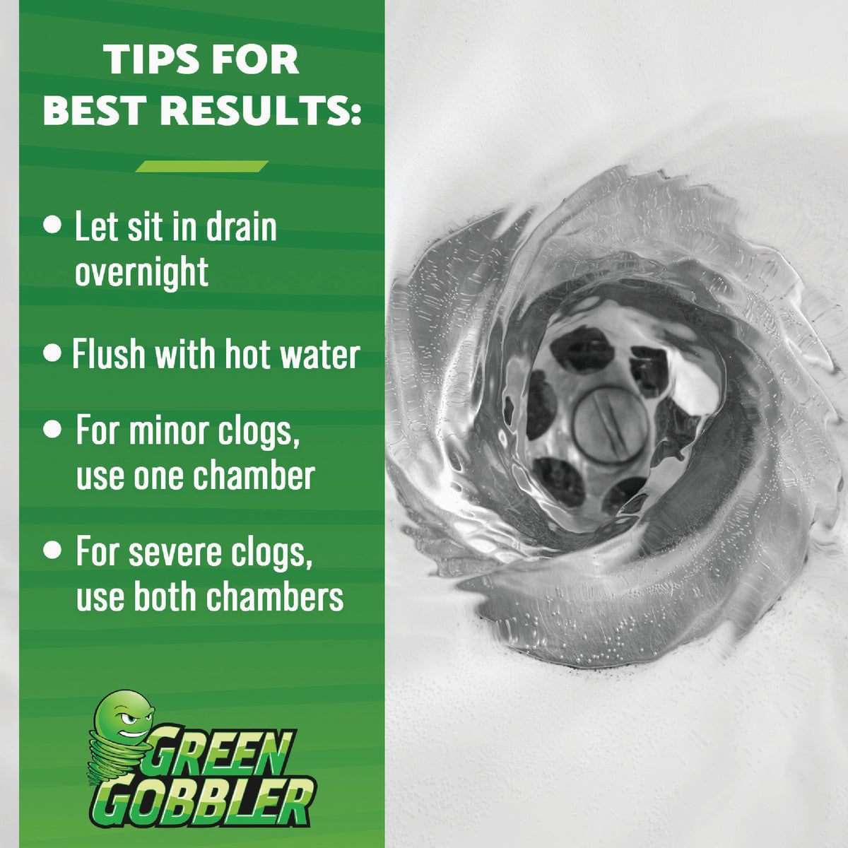 Green Gobbler Dissolve 31 Oz. Drain Opener (2Uses) Do it Best