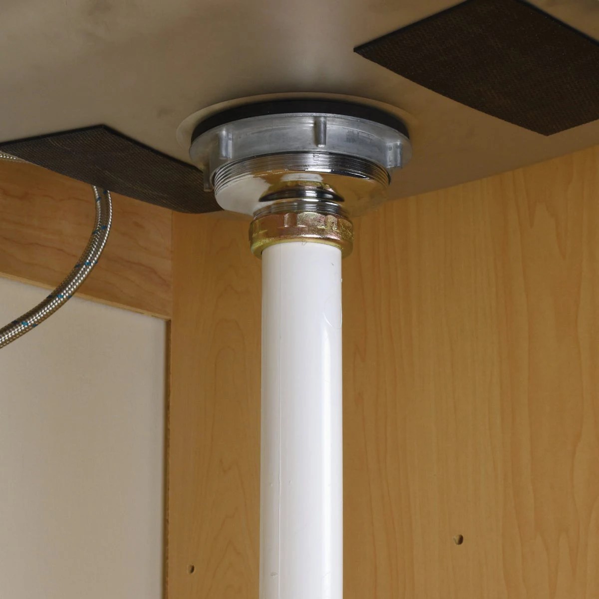 Keeney 11/2 In. x 12 In. White Plastic Flanged Sink Tailpiece Do it Best