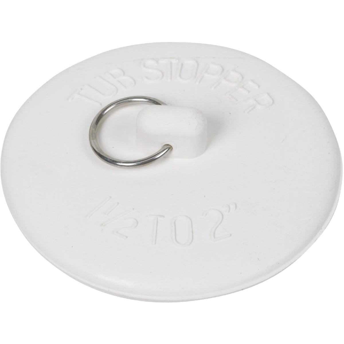 Do it 11/2 In. to 2 In. White Rubber Bathtub Drain Stopper Do it Best