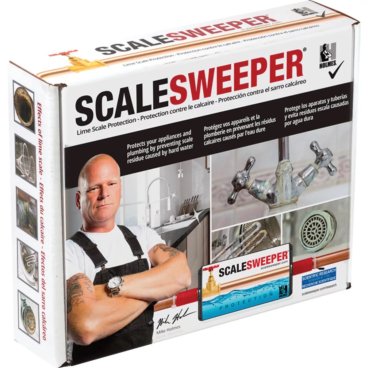 Scalesweeper Electronic Hard Water Conditioner & Water Descaler Do it
