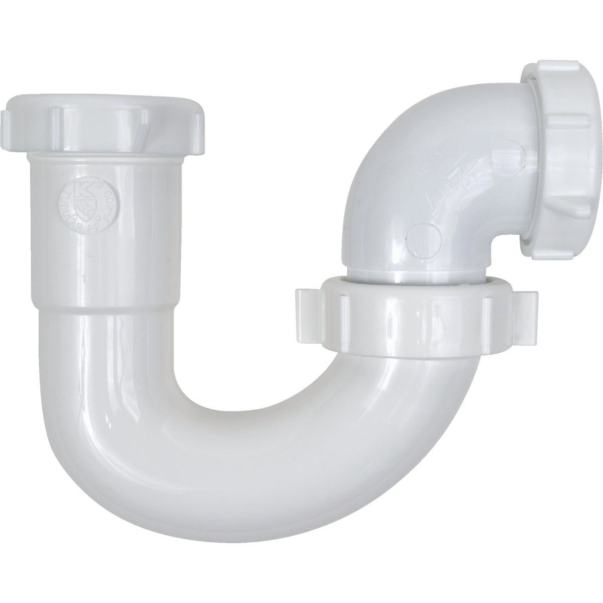 Keeney 1-1/2 In. White Polypropylene Sink Trap with Reducer Washer | Do