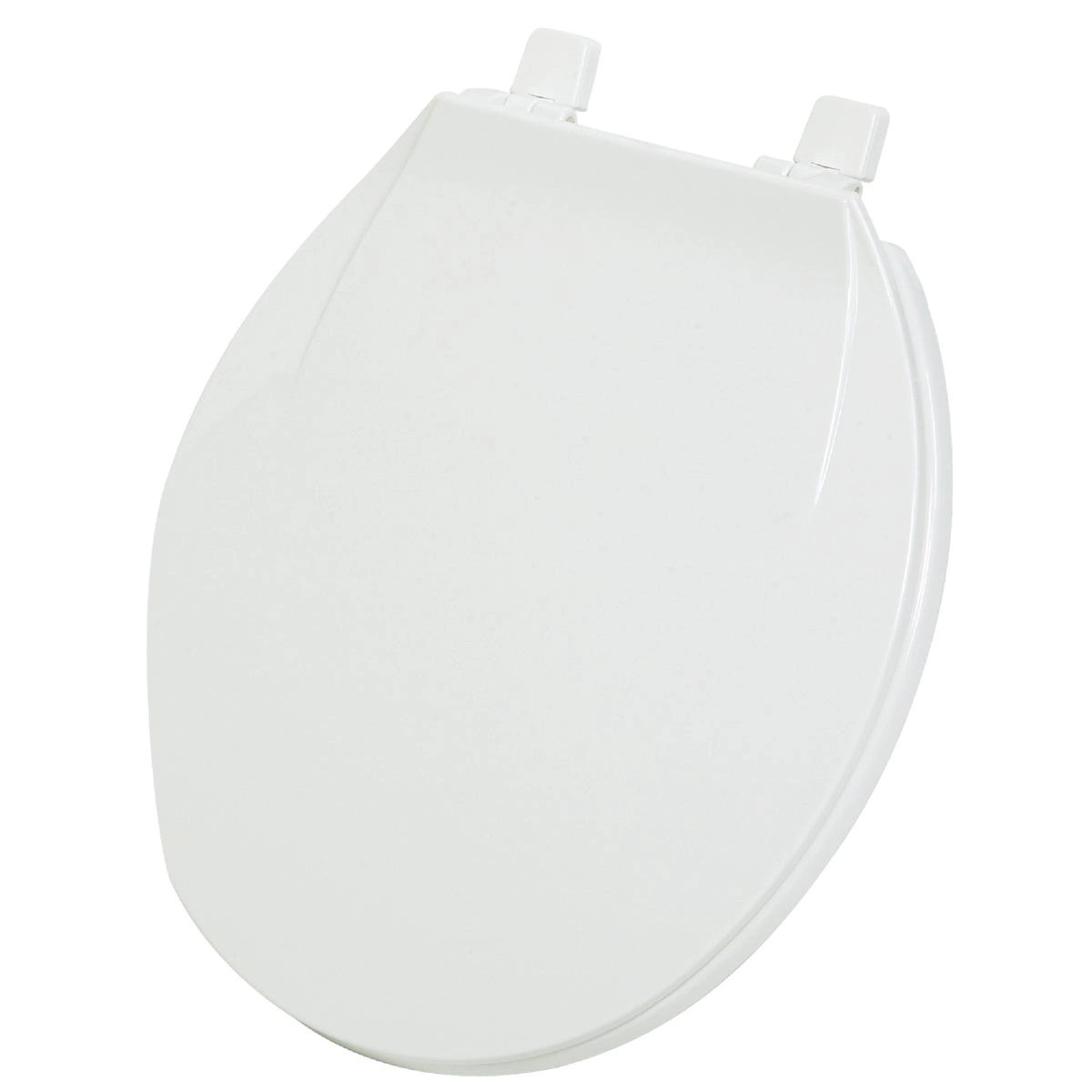 Home Impressions Round Closed Front White Plastic Toilet Seat Do it Best