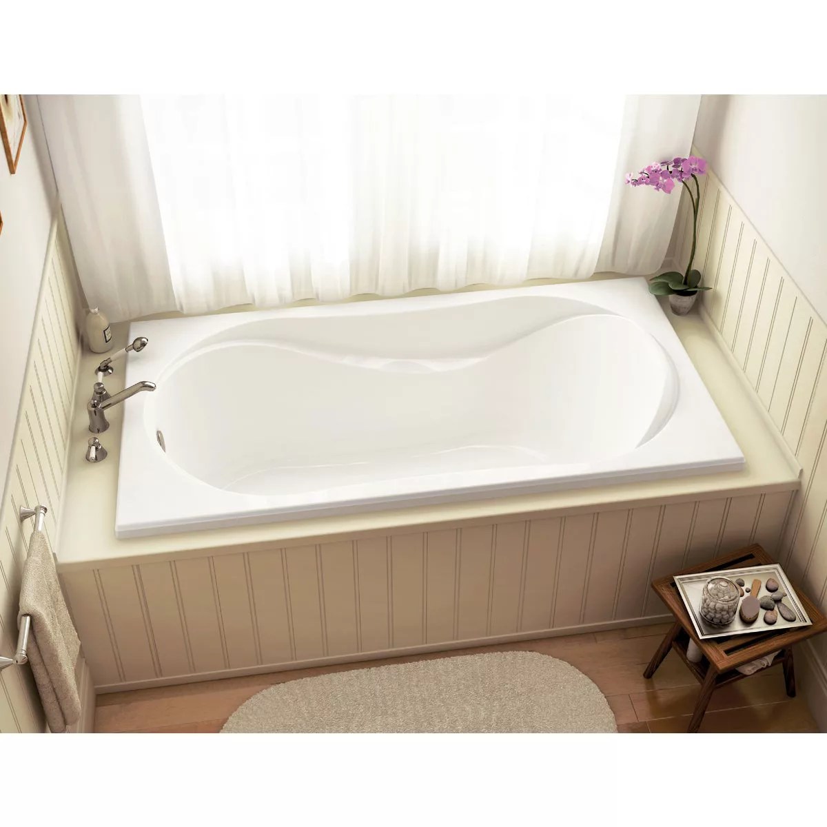 Maax Cocoon 10Jet Whirlpool Dropin Bathtub in White Do it Best