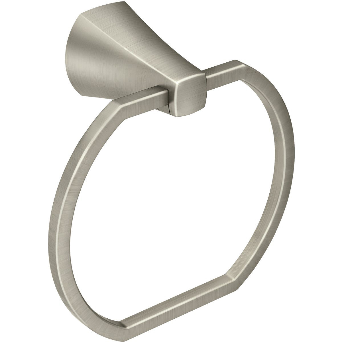 Moen Lindor Spot Resist Brushed Nickel Towel Ring Do it Best