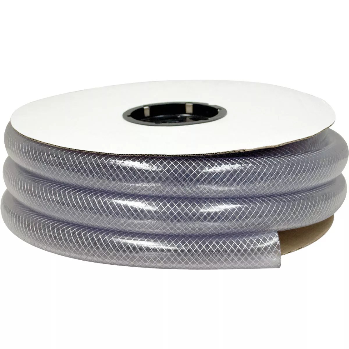 Abbott Rubber 2 In. x 1/2 In. x 50 Ft. Clear T12 Braided PVC Tubing