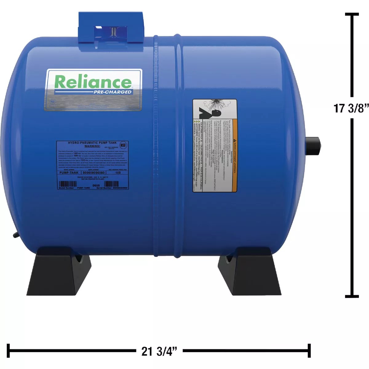 Reliance 14 Gal. Horizontal Pressure Tank | Do it Best