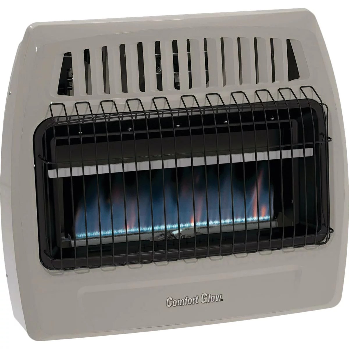 Comfort Glow 30,000 BTU Natural Gas (NG) or Propane (LP) Vent Free Blue