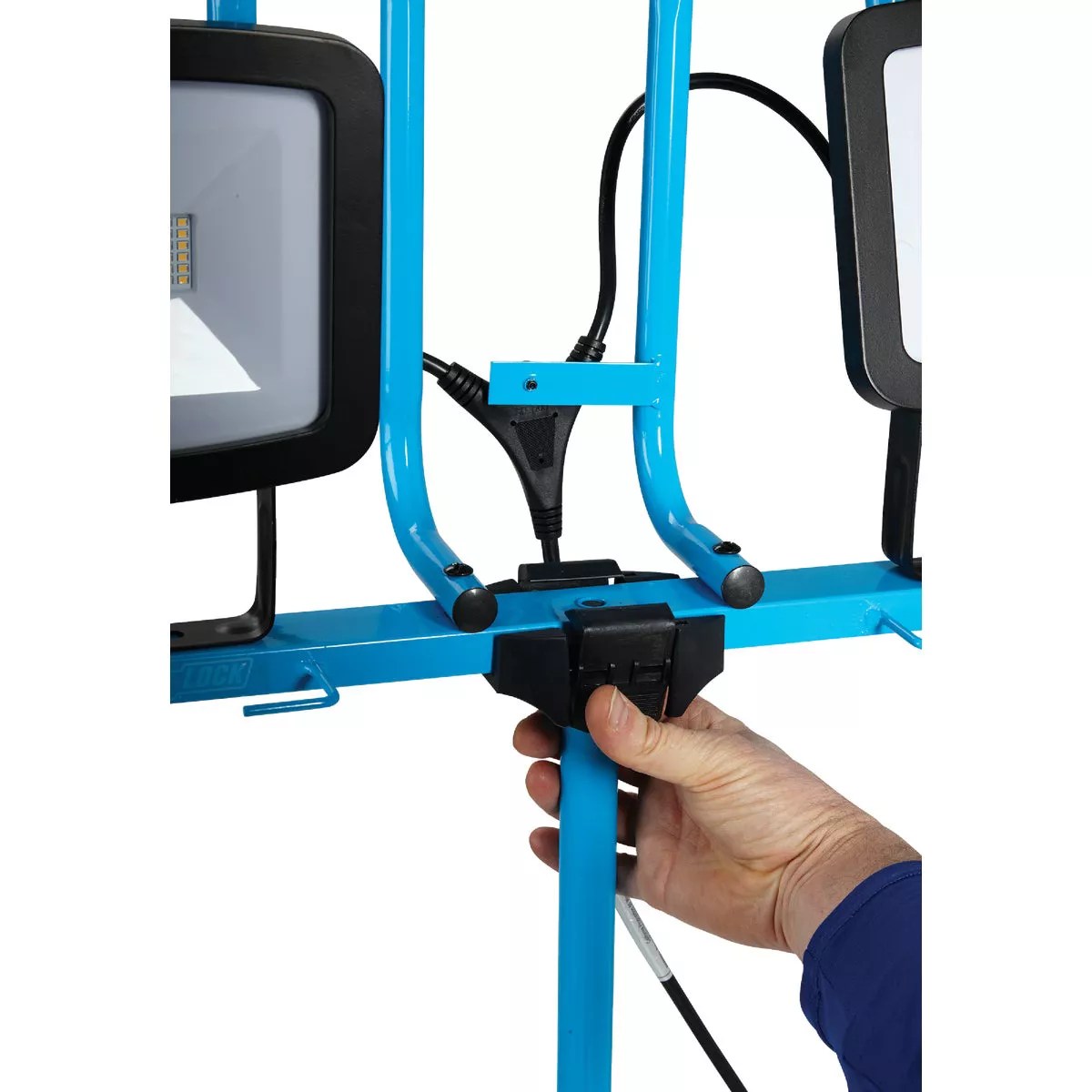 Channellock 13,200 Lm. LED Twin Head Tripod StandUp Work Light Do it Best