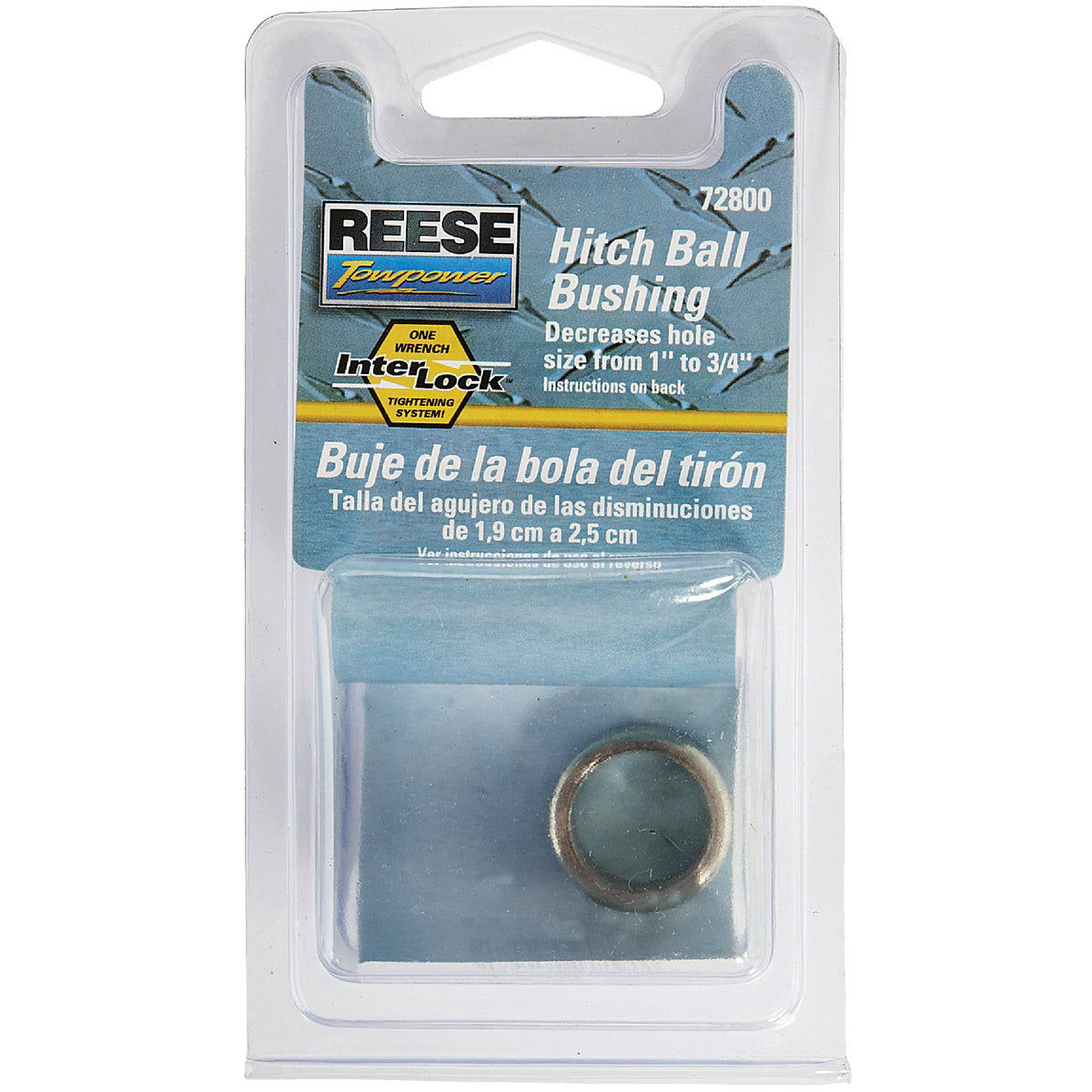Reese Towpower Trailer Hitch Ball Accessory, Hitch Ball Reducer Bushing