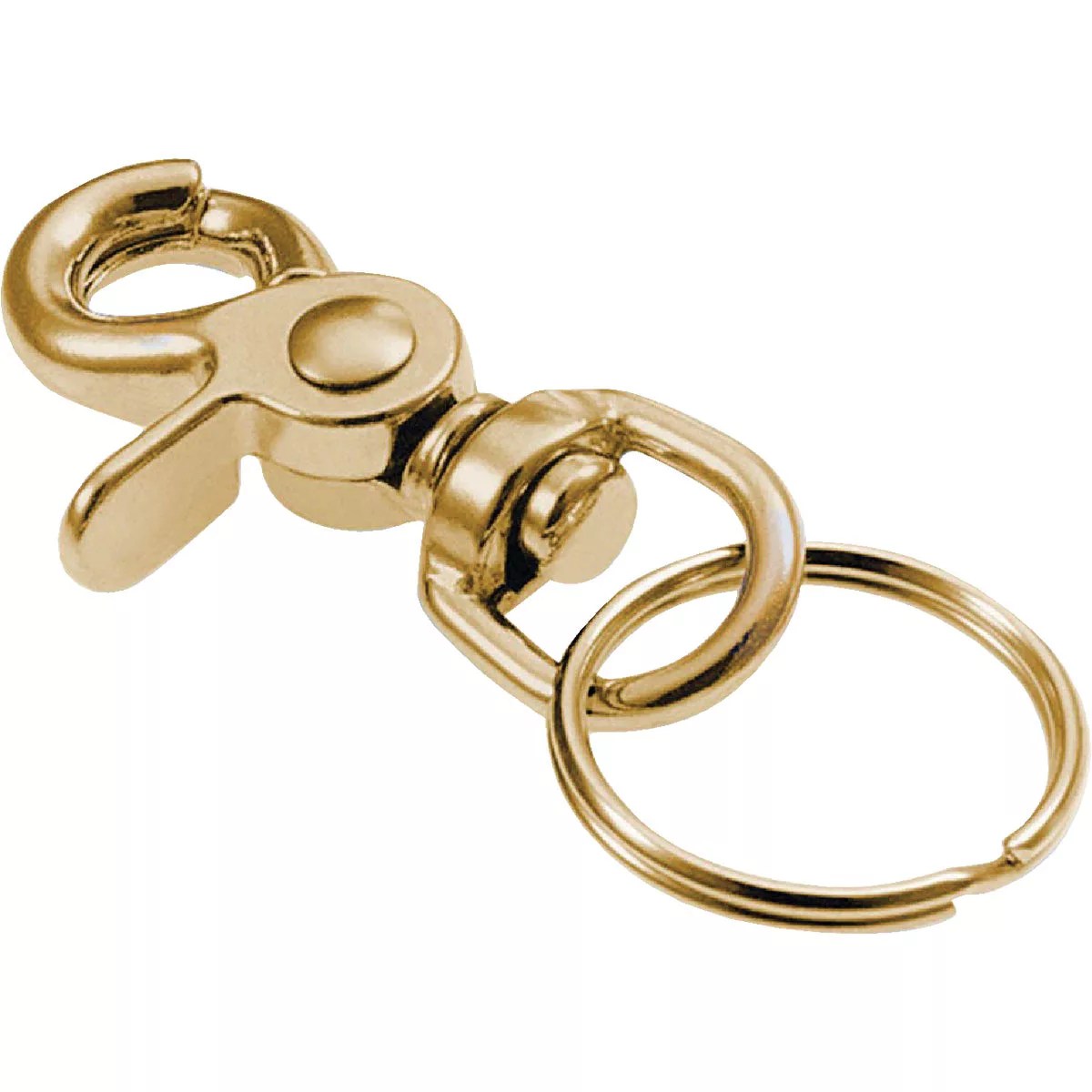 Lucky Line Solid Brass Key Chain Do it Best