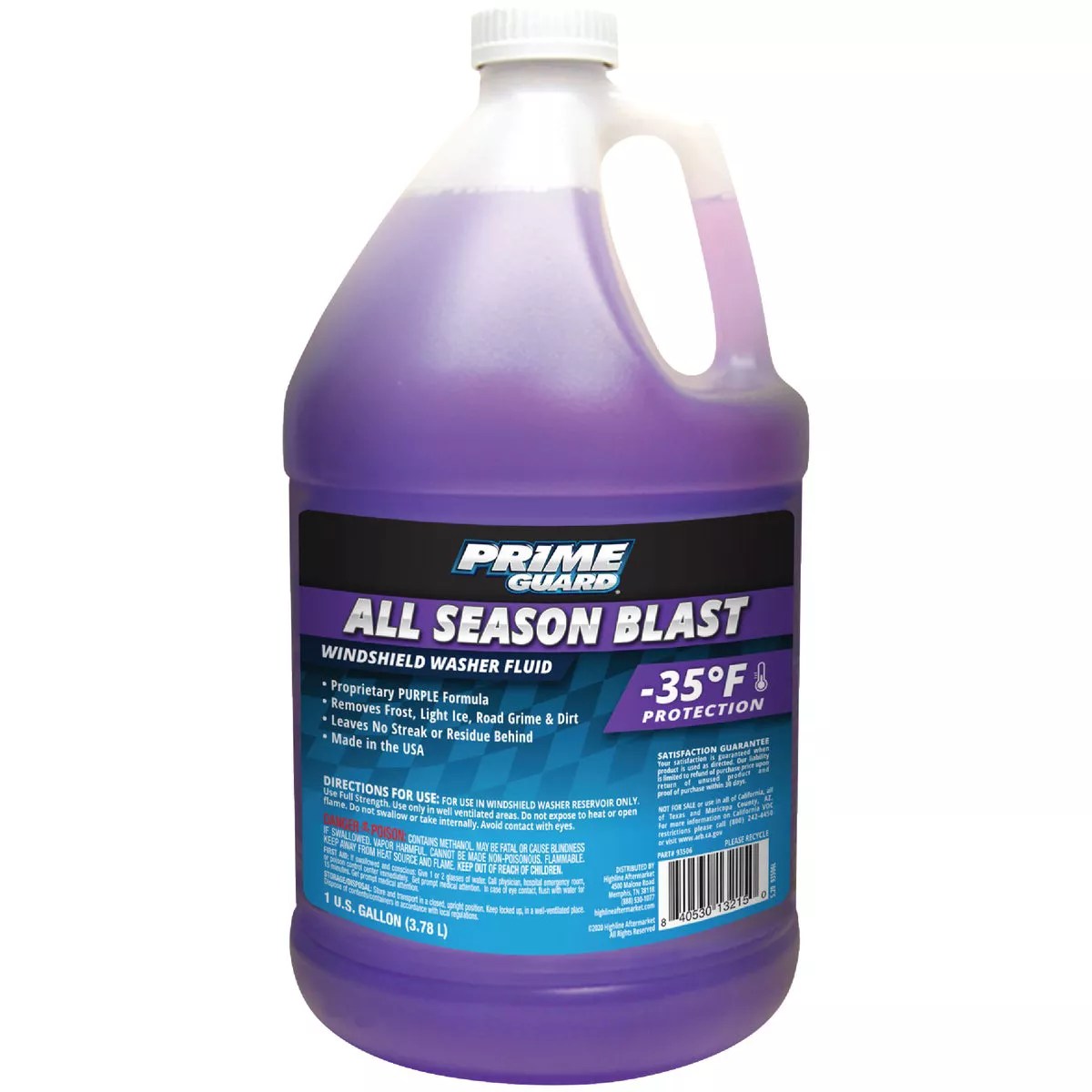 Prime Guard All Season Blast 1 Gal. 35 Deg F DeIcer Windshield Washer
