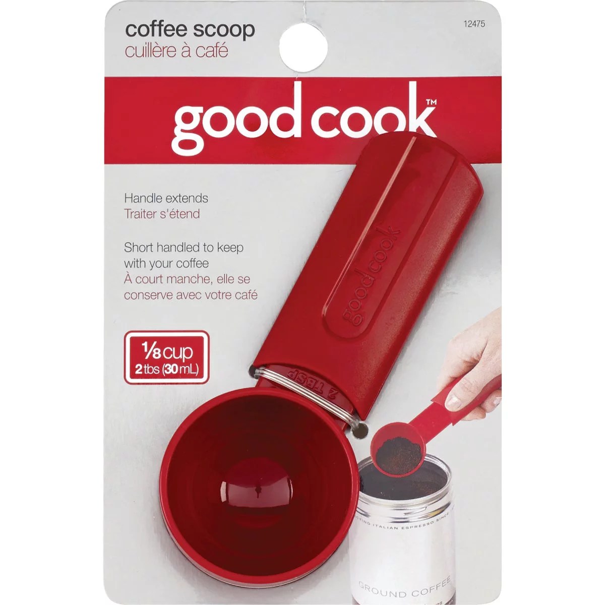 Goodcook 2 Tablespoon Plastic Extendable Handle Coffee Scoop Do it Best