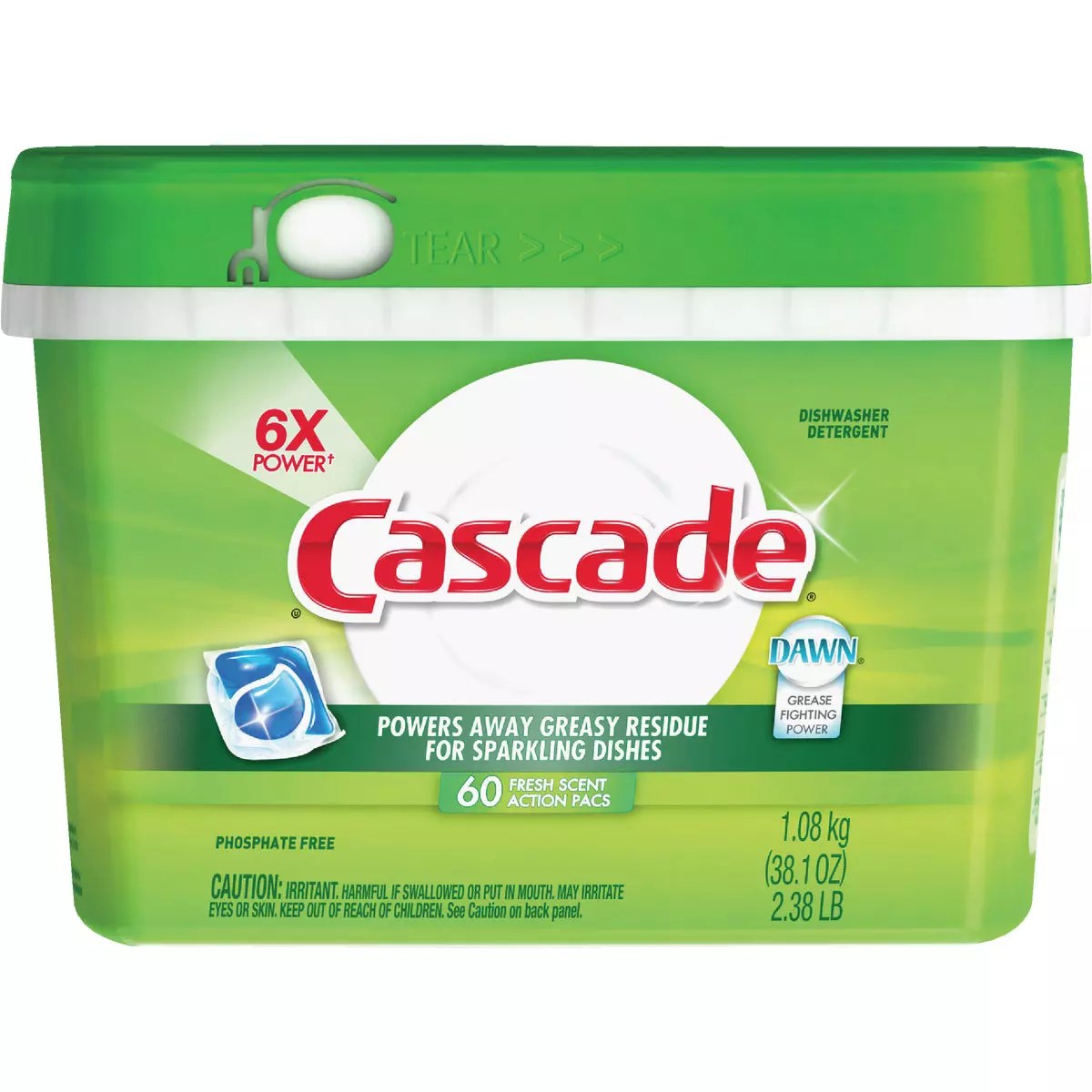 Cascade Action Pacs Fresh Dishwasher Detergent Tabs (60 Count) Do it Best