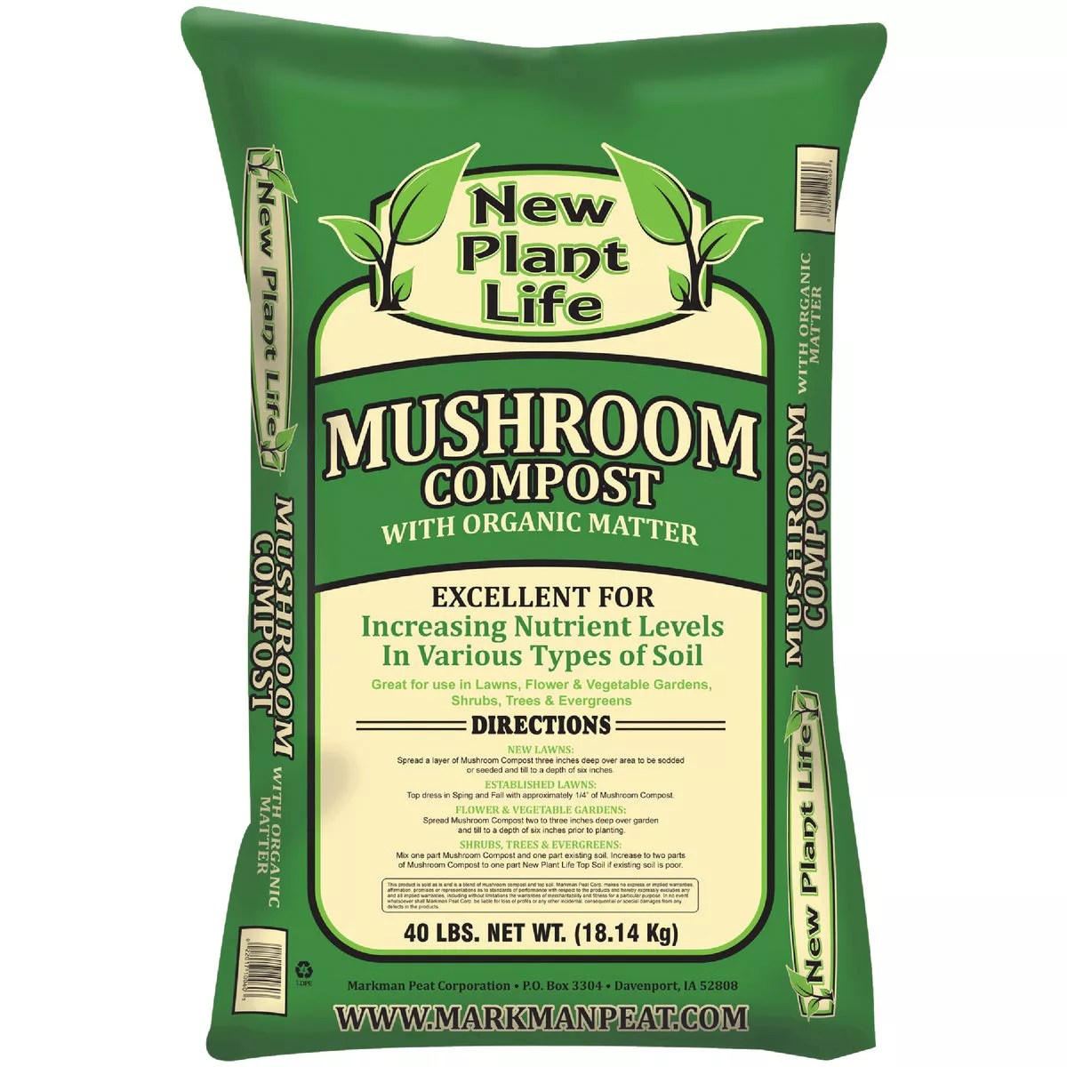 New Plant Life 40 Lb. Mushroom Compost Do it Best