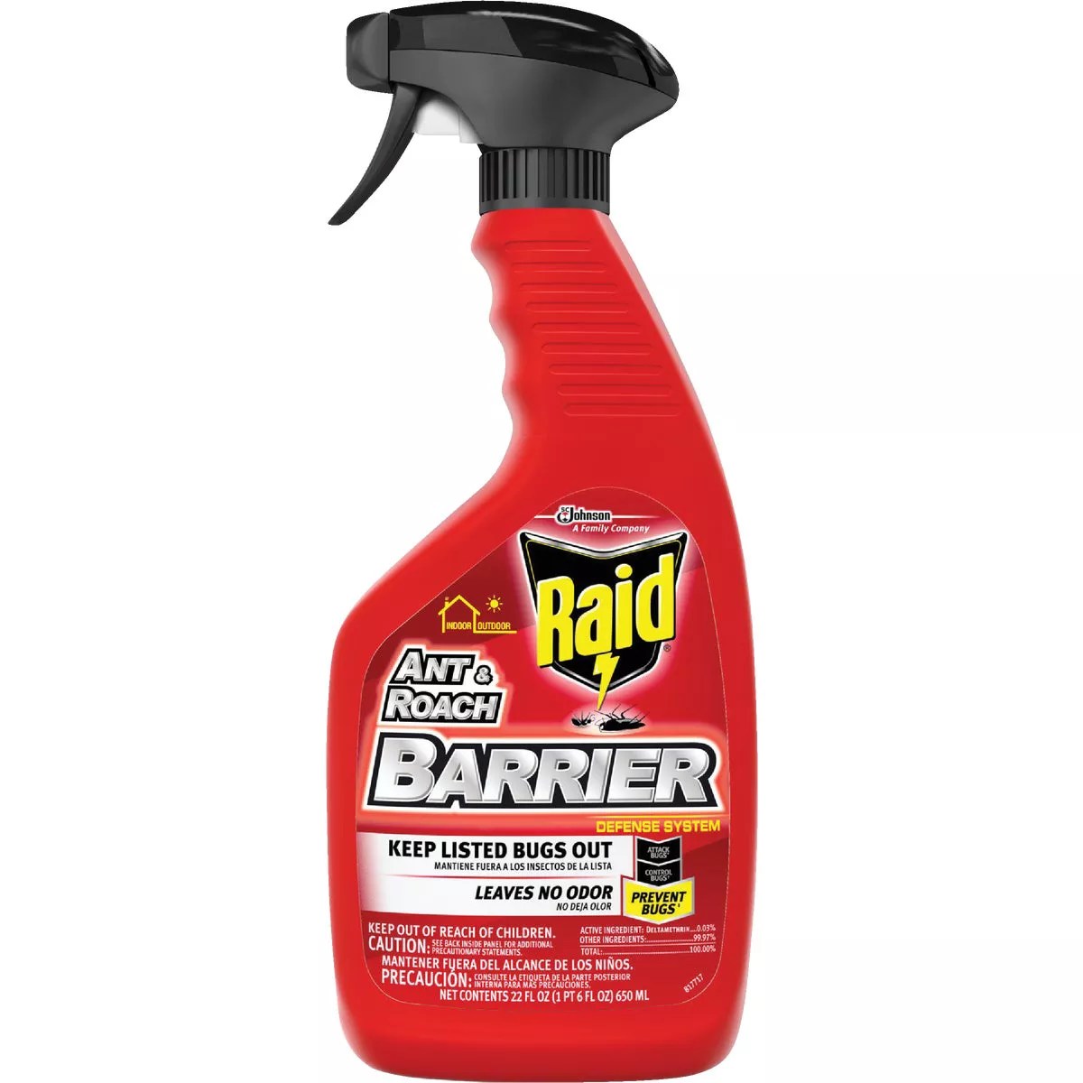 Raid Ant & Roach Kitchen Defense 22 Oz. Ready To Use Trigger Spray Ant