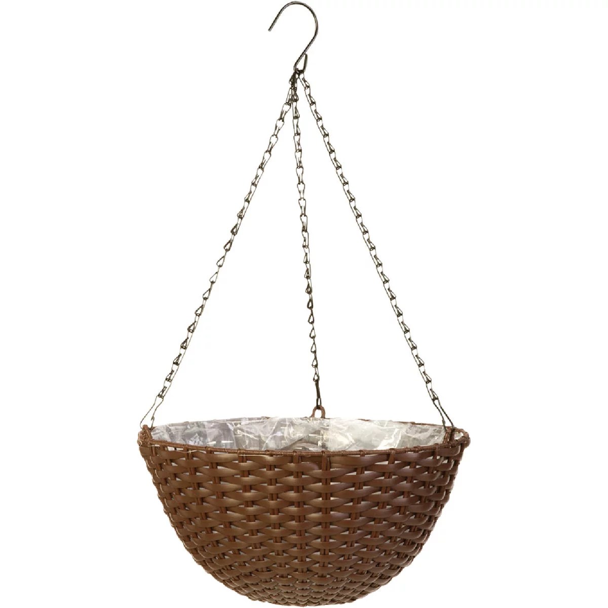 Panacea 14 In. Resin Espresso Brown Hanging Plant Basket Do it Best