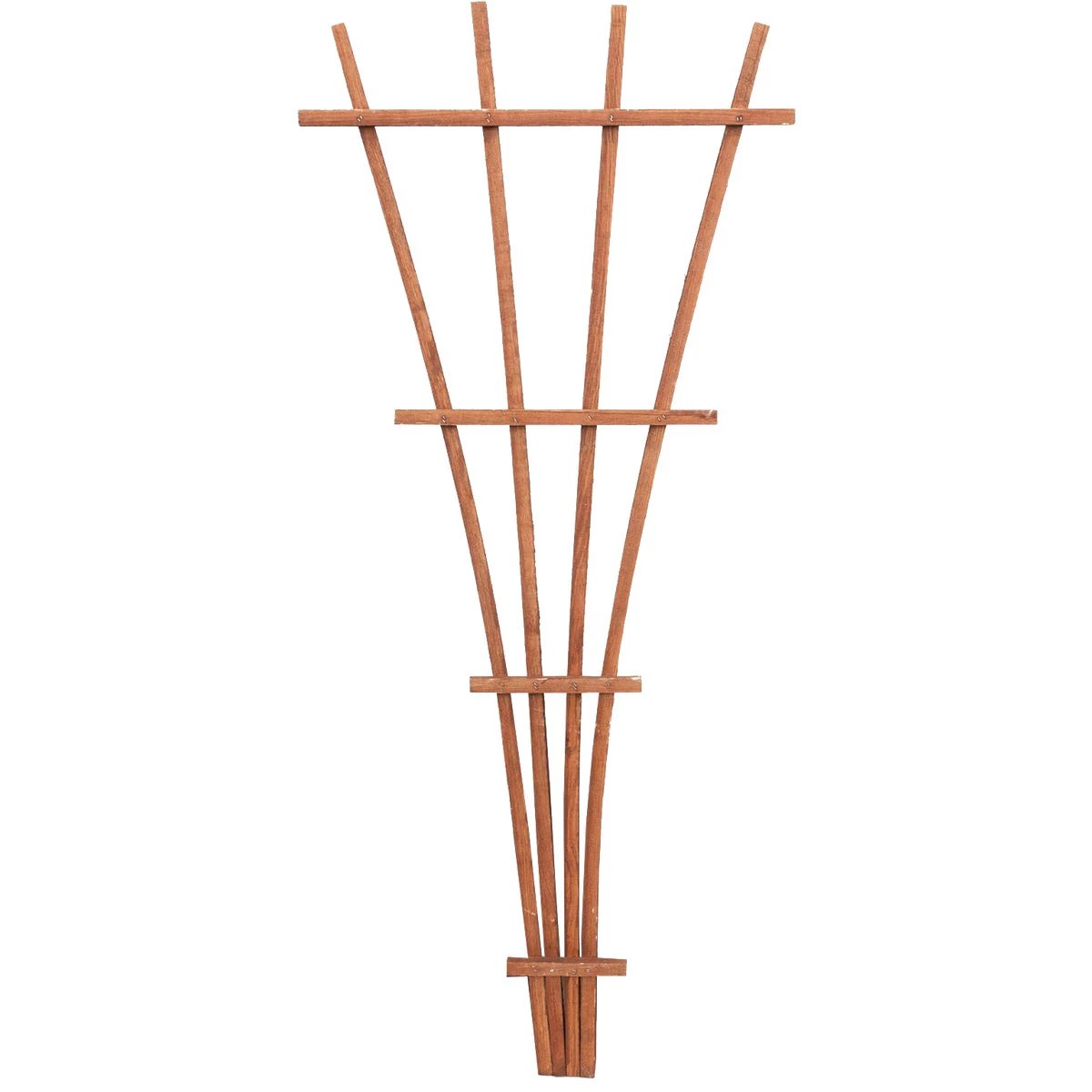 Panacea 48 In. Brown Wood Fan Trellis Do it Best