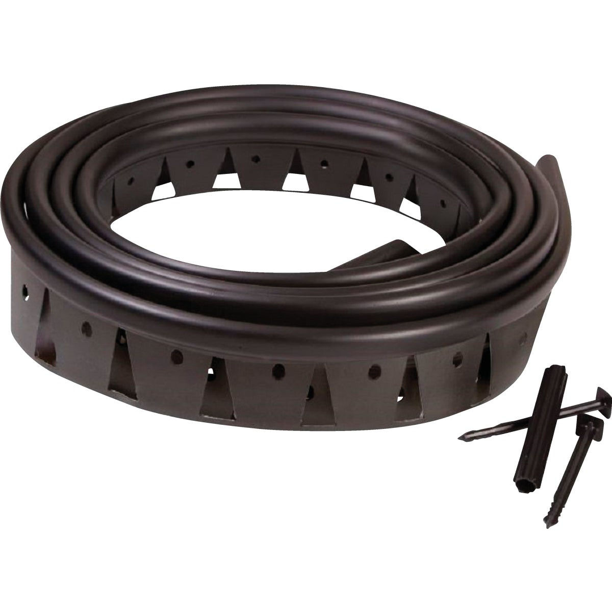 Master Mark Zip Edge 1 In. H. x 20 Ft. L. Black Recycled Plastic Lawn