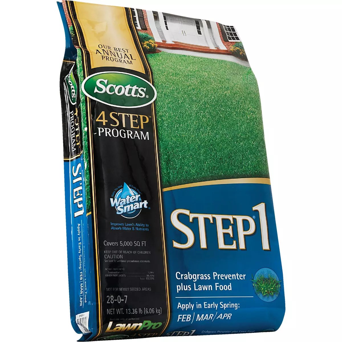 Scotts 4 Step Program Step 1 13.46 Lb. 5000 Sq. Ft. Crabgrass Preventer