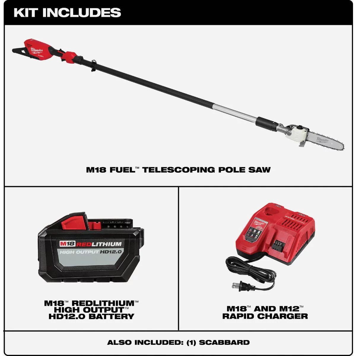 Milwaukee M18 Fuel Telescoping Pole Saw Kit | Do it Best