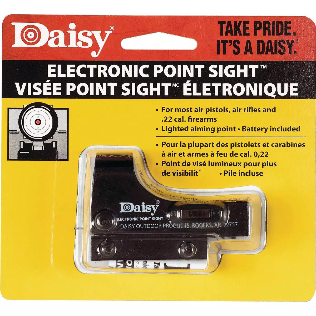 Daisy Dovetail Mount Black Electronic Airsoft Point Sight Do it Best