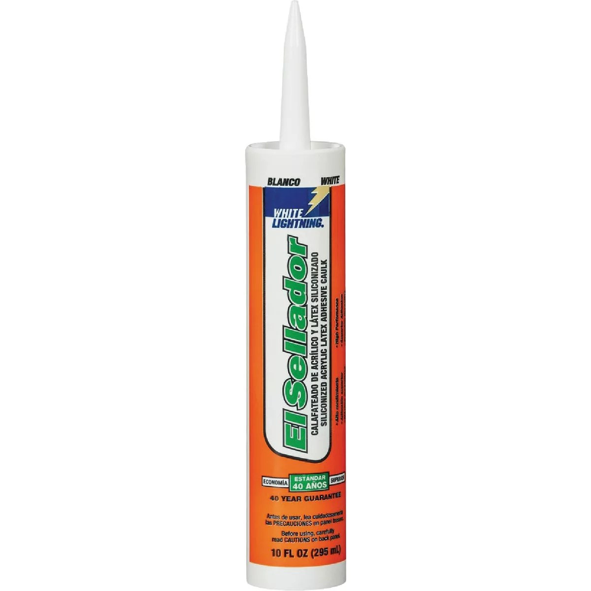 White Lightning 10 Oz. El Sellador Siliconized Acrylic Latex Caulk Do