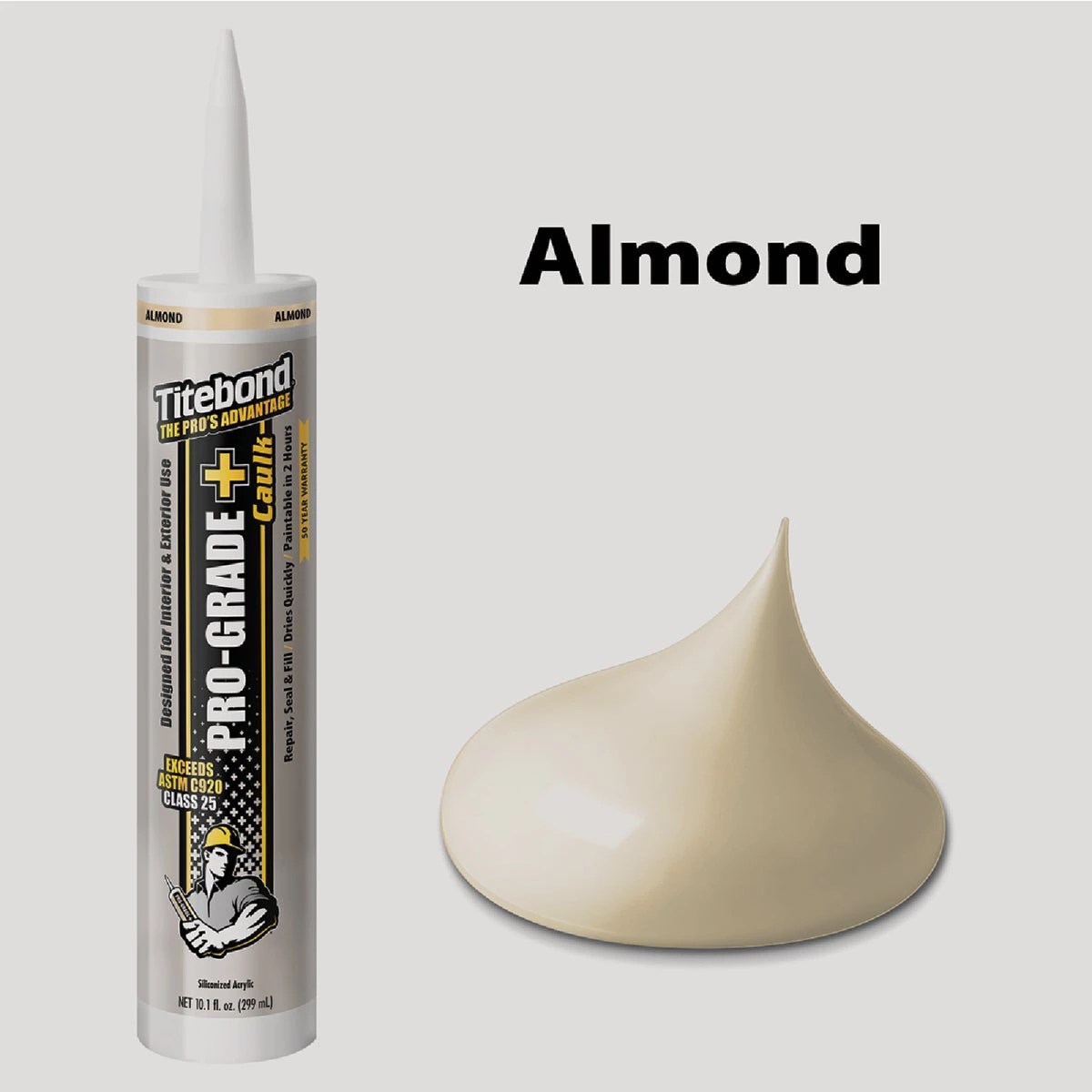 Titebond ProGrade Plus 10.1 Oz. Siliconized Acrylic Latex Caulk