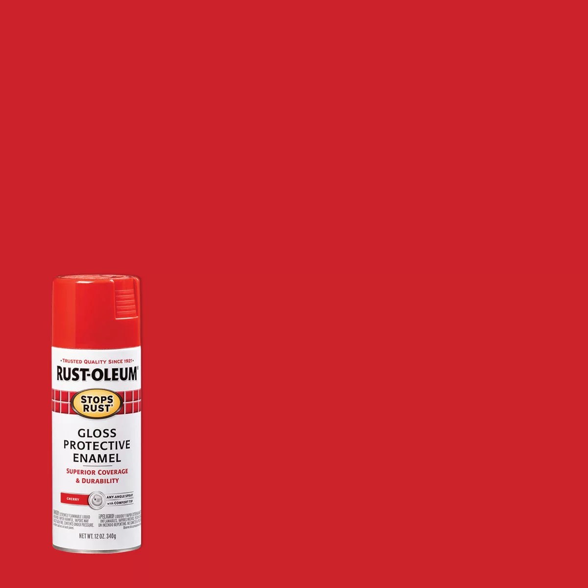 RustOleum Stops Rust 12 Oz. Cherry Gloss AntiRust Spray Paint Do it