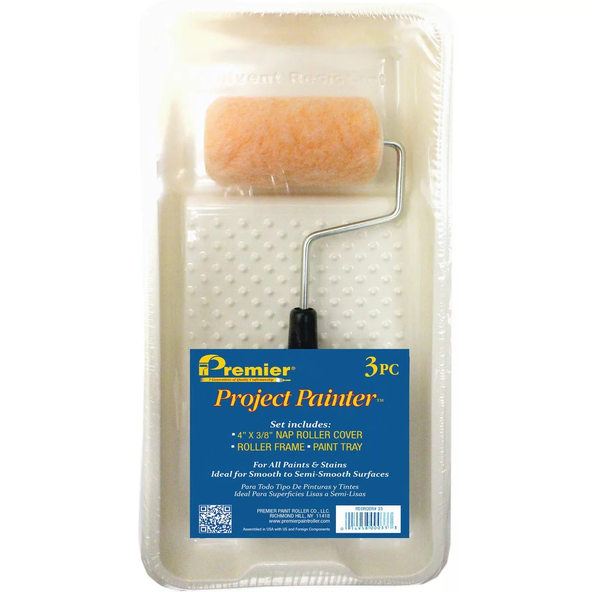 Premier 4 In. x 3/8 In. Knit Trim Roller Kit | Do it Best