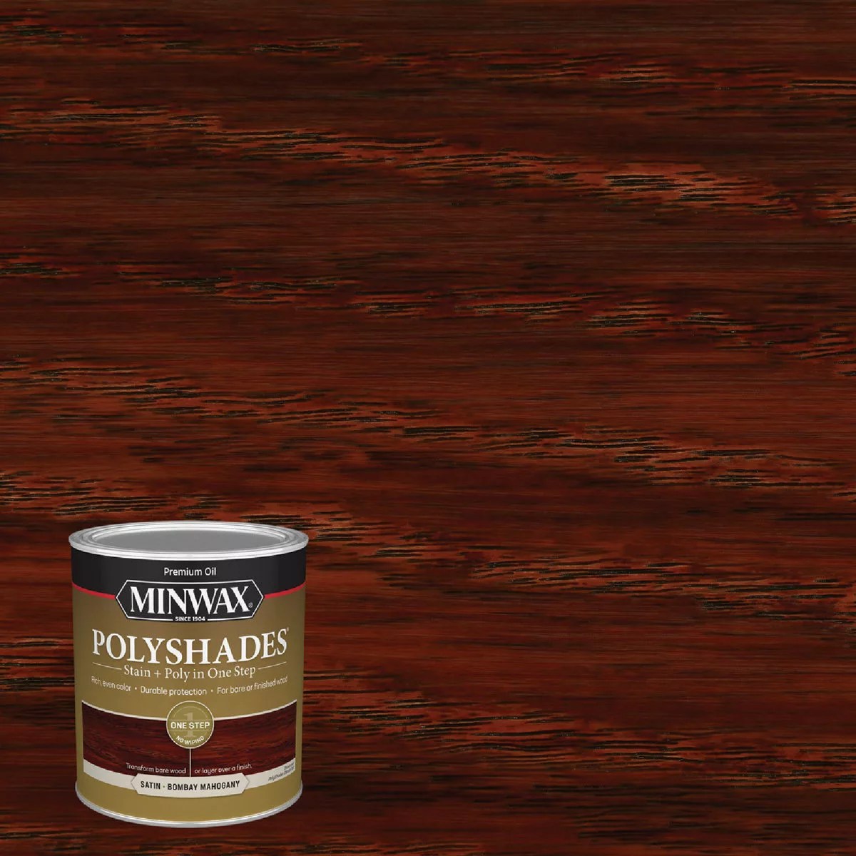 Minwax Polyshades 1 Qt. Satin Stain & Finish Polyurethane In 1Step