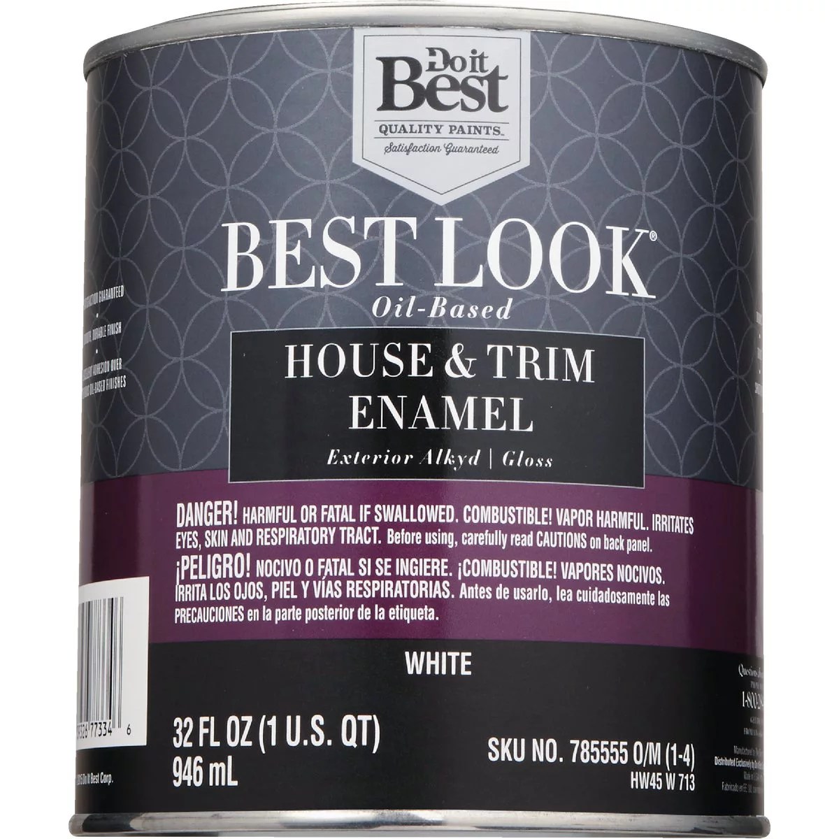 Best Look OilBased Alkyd Gloss Exterior House & Trim Enamel Paint