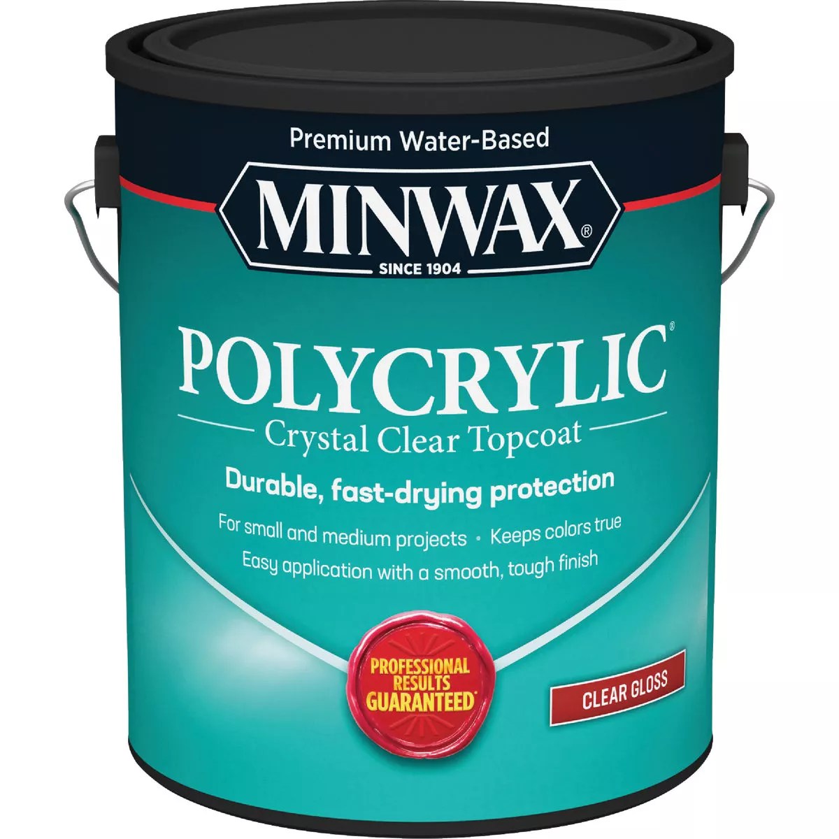 Minwax Polycrylic 1 Gal. Gloss Water Based Protective Finish Do it Best