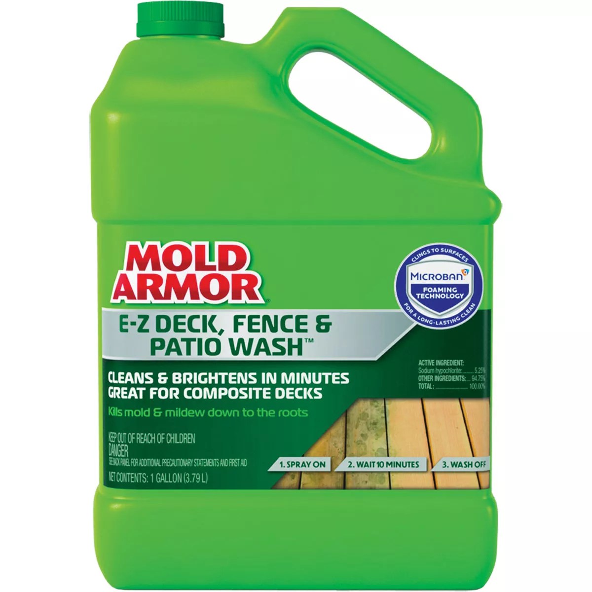 Mold Armor EZ Deck, Fence & Patio Wash with Microban, 1 Gal. Do it Best