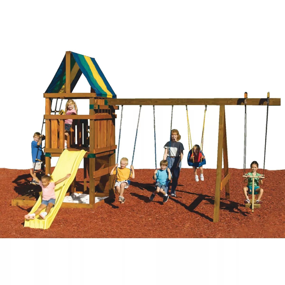 Swing N Slide Alpine Custom DIY Playset Hardware Kit (Lumber and Slide